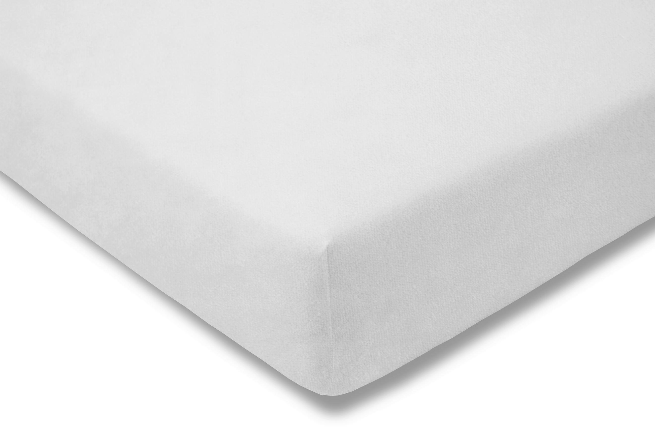 SPANNBETTTUCH  - Weiß, Basics, Textil (150/200cm) - Estella