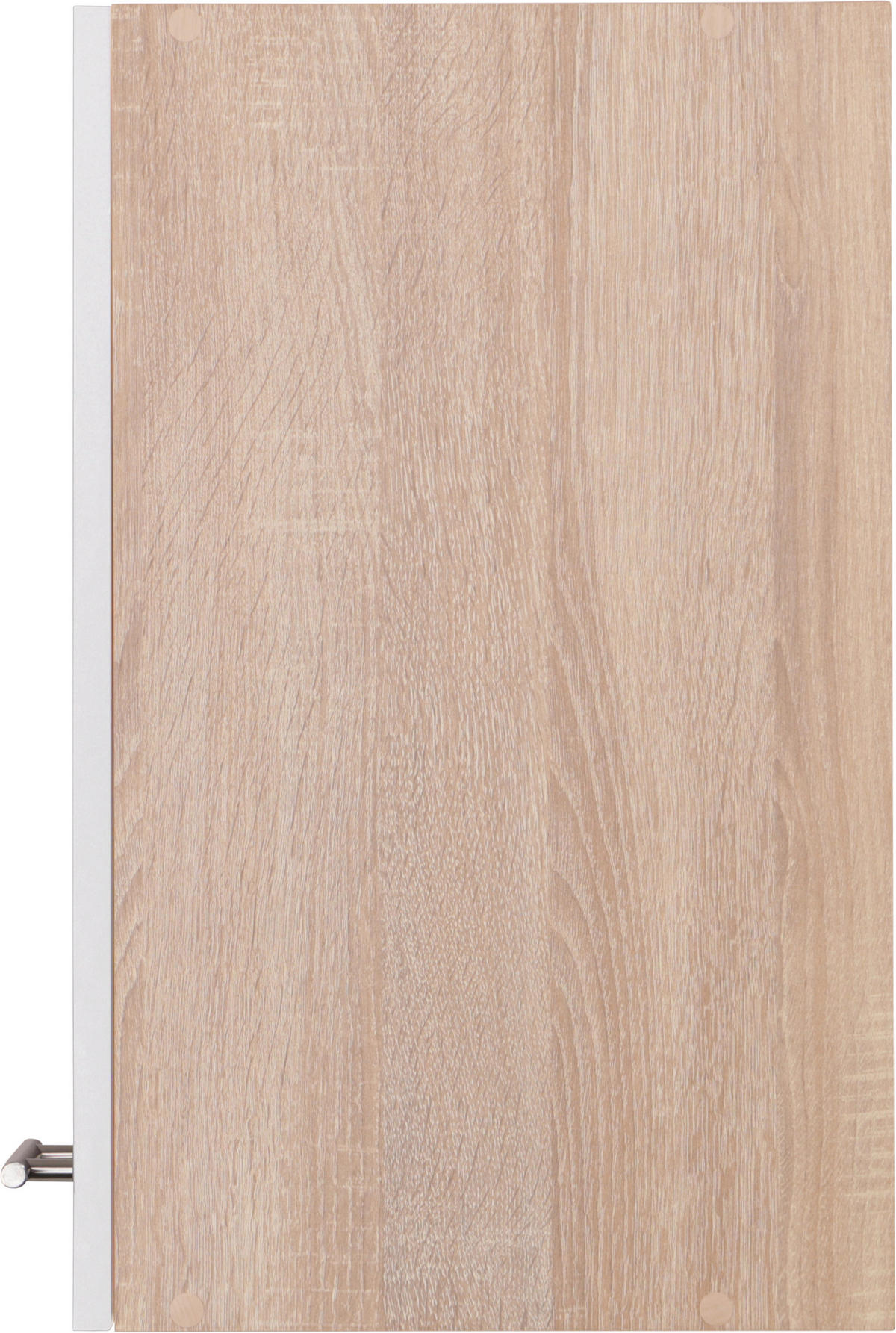 VÄGGSKÅP 50/56,1/34,6 cm  i vit, ekfärgad  - vit/silver, Basics, metall/trämaterial (50/56,1/34,6cm) - Respekta