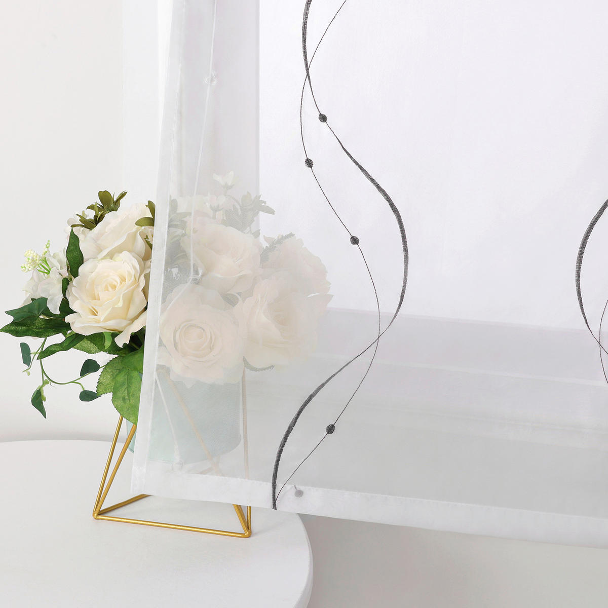 FALTROLLO  transparent  60/140 cm    - Weiß, Basics, Textil (60/140cm) - Joyswahl