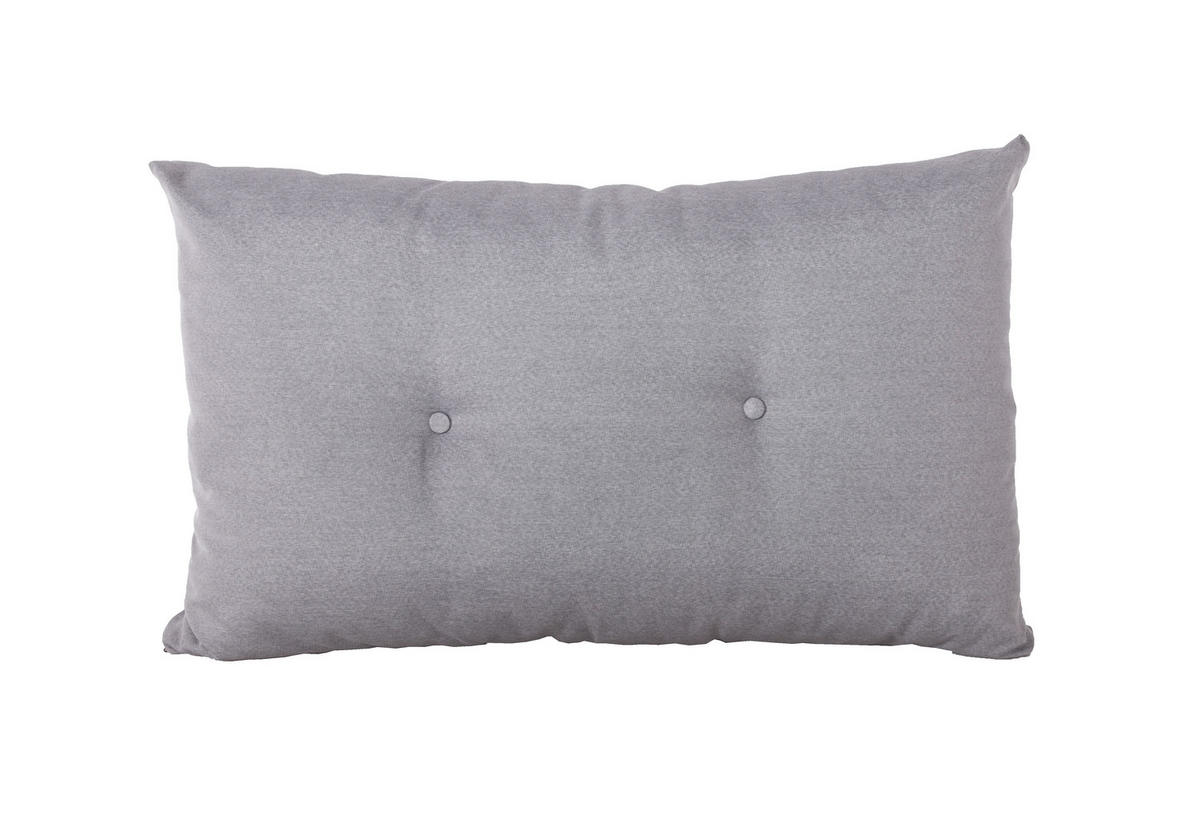LOUNGESOFA  - Schwarz/Grau, Basics, Kunststoff/Textil (180/86/135cm) - Gardenson