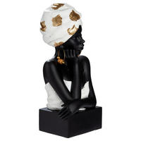 DEKOBÜSTE - Schwarz/Weiß, Basics, Kunststoff (17,5/34/11,5cm)