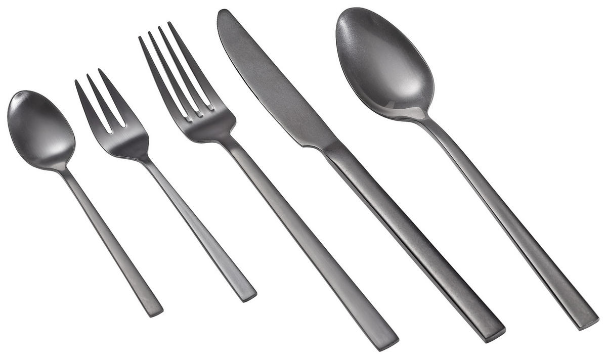 SET DE TACÂMURI 30 piese  Glam Chic  - negru, Design, metal - Homeware Profession.