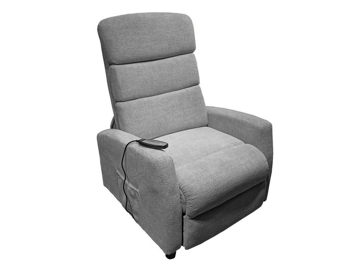 MASAŽNA FOTELJA 75/108-75/95-165 cm , siva  - siva, Dizajnerski, tekstil (75/108-75/95-165cm) - Xora