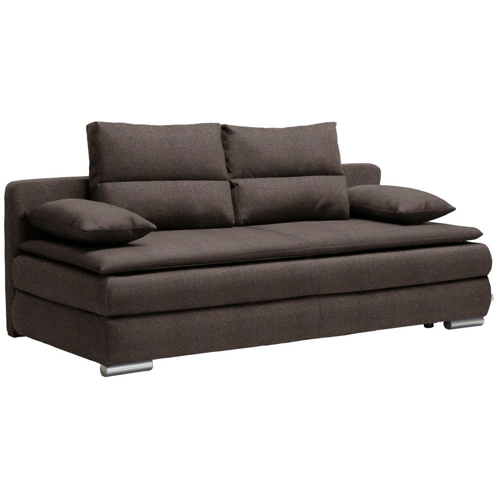 Thumbnail - Livetastic Schlafsofa, Cappuccino, Textil, Uni, Füllung: Schaumstoff, 207x94x90 cm, Stoffauswahl, Schlafen auf Sitzhöhe,...