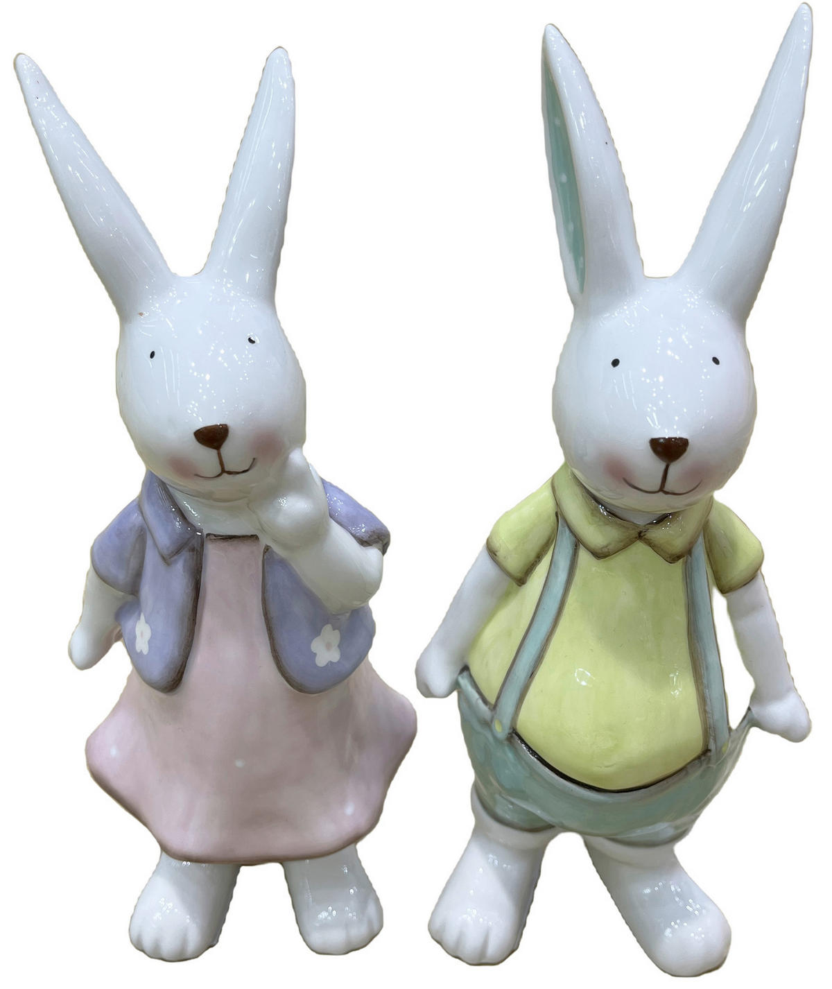 DEKOHASE - Lila/Rosa, LIFESTYLE, Keramik (24cm)