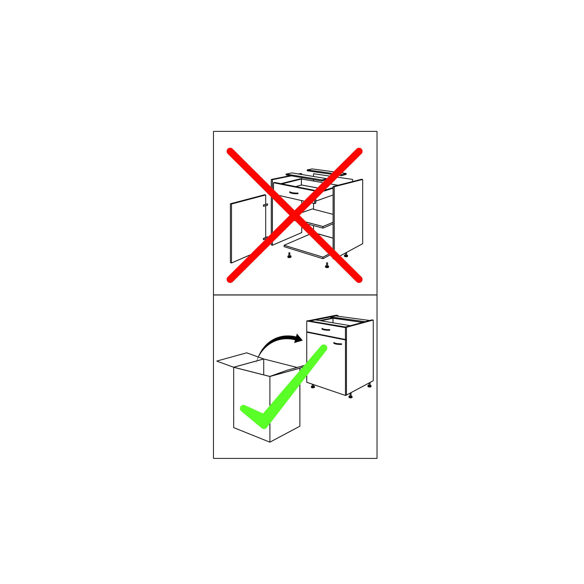 Thumbnail - Venda Küchenleerblock Ve120, Eiche, Salbeigrün, Metall, nur wie online abgebildet bestellbar, 260 cm, seitenverkehrt erh...