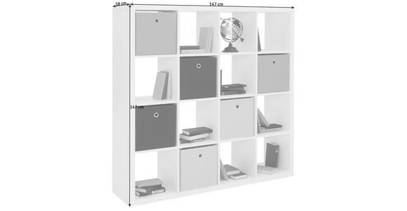 RAUMTEILER Weiß  - Weiß, Design, Holzwerkstoff (147/147/38cm) - Carryhome