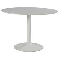 ESSTISCH in Metall, Holzwerkstoff 110/110/76 cm  - Weiß, Design, Holzwerkstoff/Metall (110/110/76cm) - MID.YOU