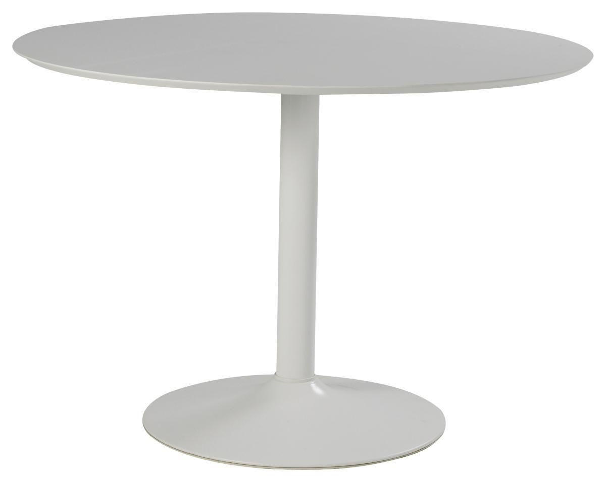 ESSTISCH in Metall, Holzwerkstoff 110/110/76 cm  - Weiß, Design, Holzwerkstoff/Metall (110/110/76cm) - MID.YOU