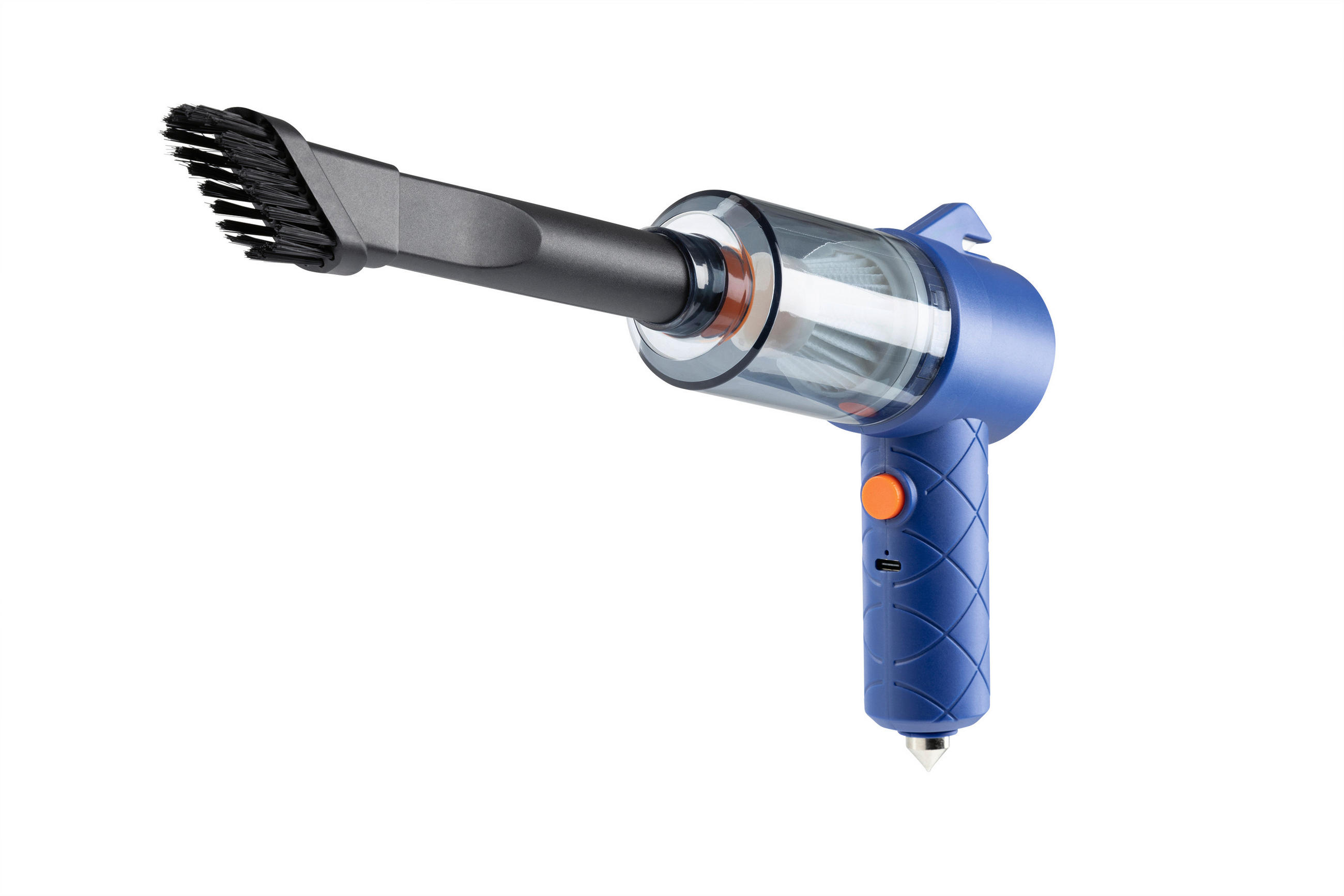 AKKU-HANDSTAUBSAUGER  - Blau/Orange, Basics, Kunststoff/Metall (33,5/17/5,5cm)