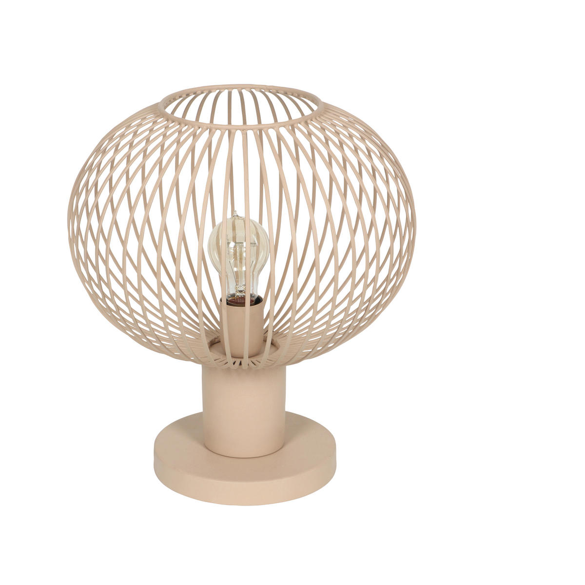 TISCHLEUCHTE 33/37 cm   - Sandfarben, Design, Metall (33/37cm) - Trio Leuchten