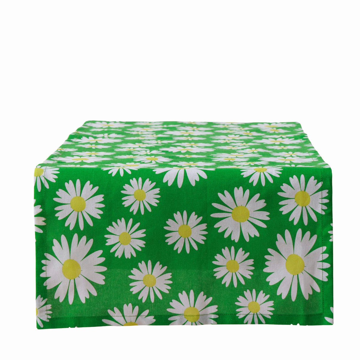 TISCHLÄUFER Textil Grün, Multicolor, Weiß  - Multicolor/Weiß, KONVENTIONELL, Textil (140/40/0,5cm)