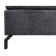 BOXSPRINGBETT 160/200 cm  in Anthrazit  - Anthrazit/Schwarz, Design, Textil/Metall (160/200cm) - Esposa