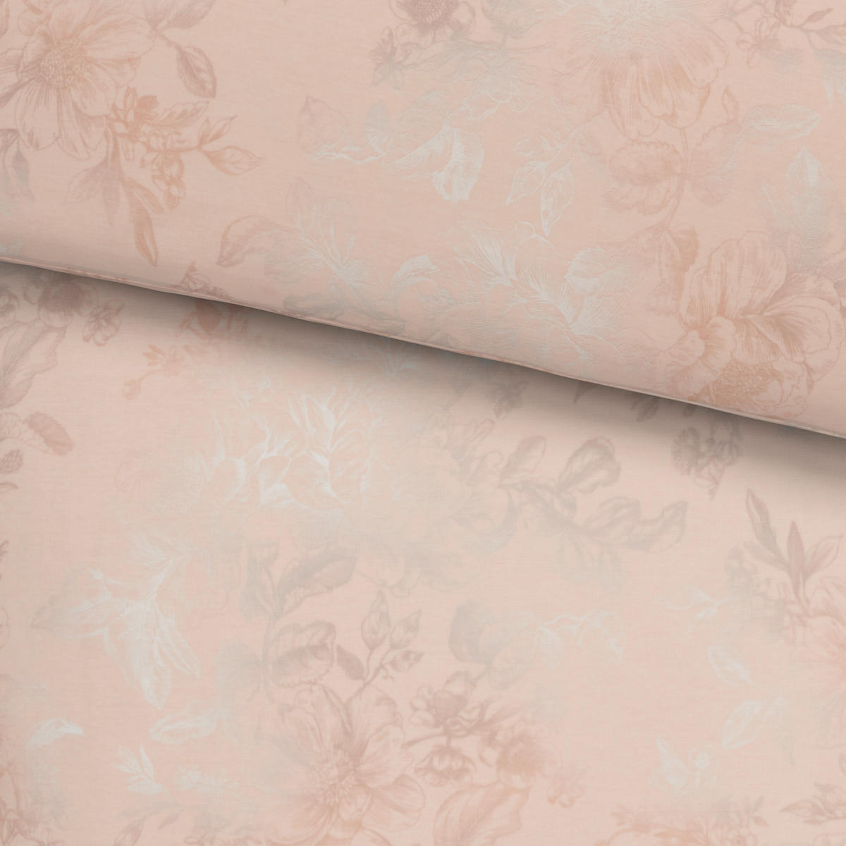 POVLEČENÍ, interlock jersey, béžová, 140/200 cm - béžová, Konvenční, textil (140/200cm) - Estella