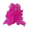 FLACHWEBETEPPICH Glam 410 Violett / Silber Silberfarben, Violett  - Silberfarben/Violett, KONVENTIONELL, Leder (1.35qm)