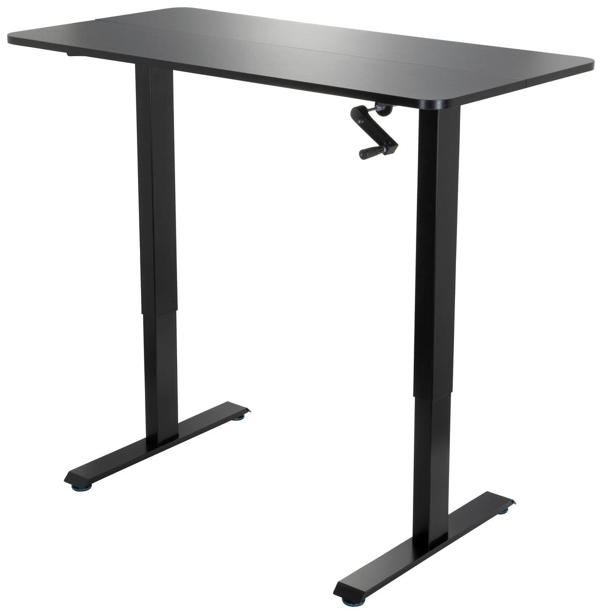 SKRIVBORD  i svart  - svart, Modern, metall/trämaterial (120/74/60cm) - MID.YOU
