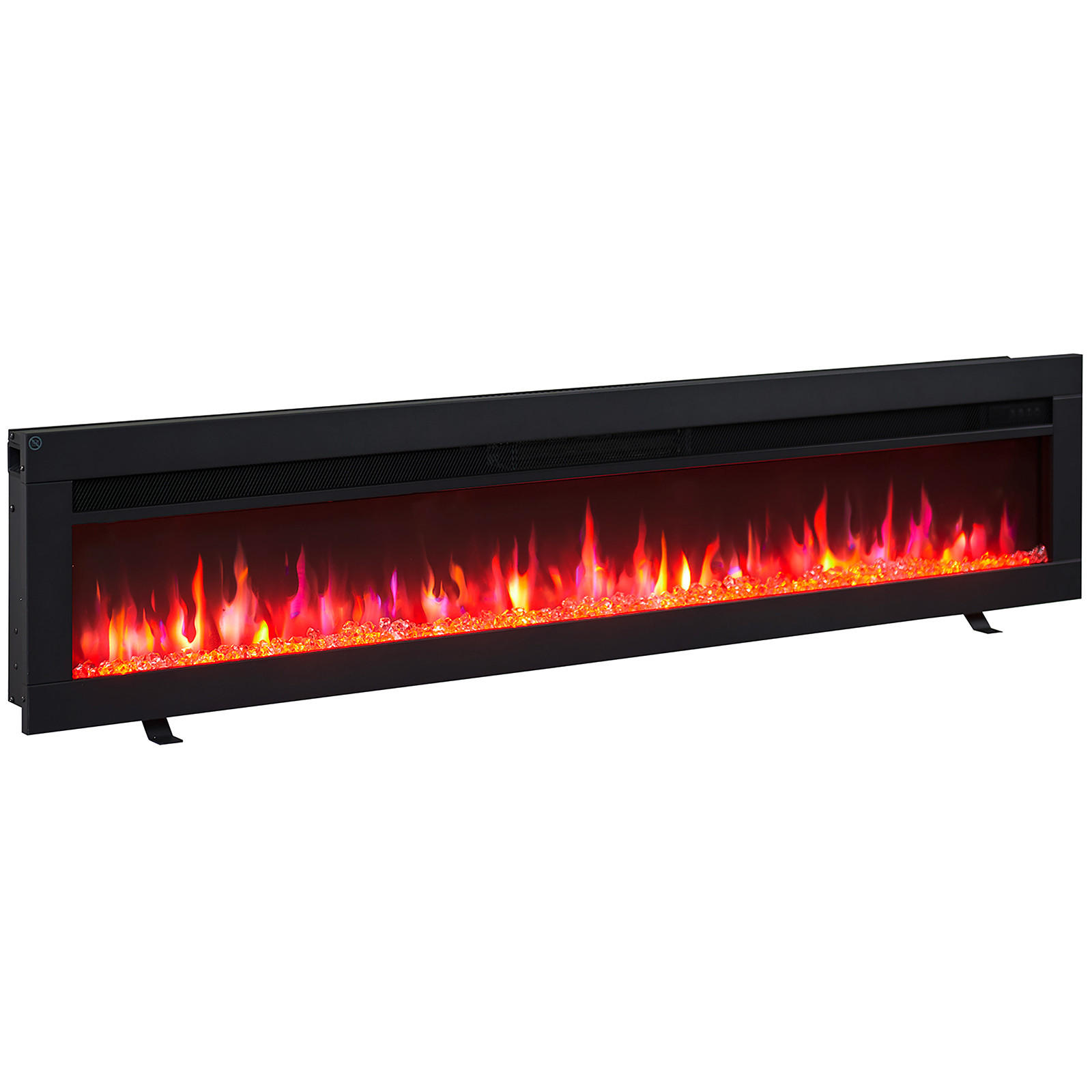 ELEKTRISK KAMIN - svart, Basics, metall (152/33/11cm)
