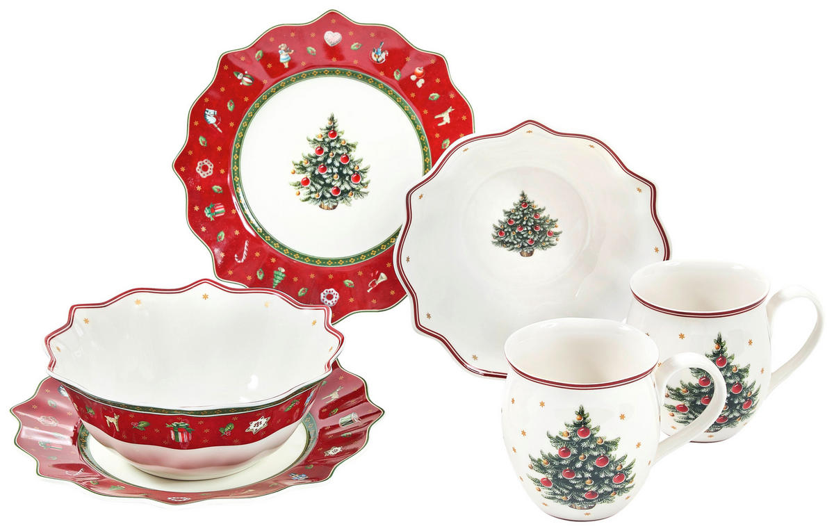 SET ZA ZAJTRK  Toy´s Delight  - rdeča/zelena, Design, keramika (36/25/14cm) - Villeroy & Boch