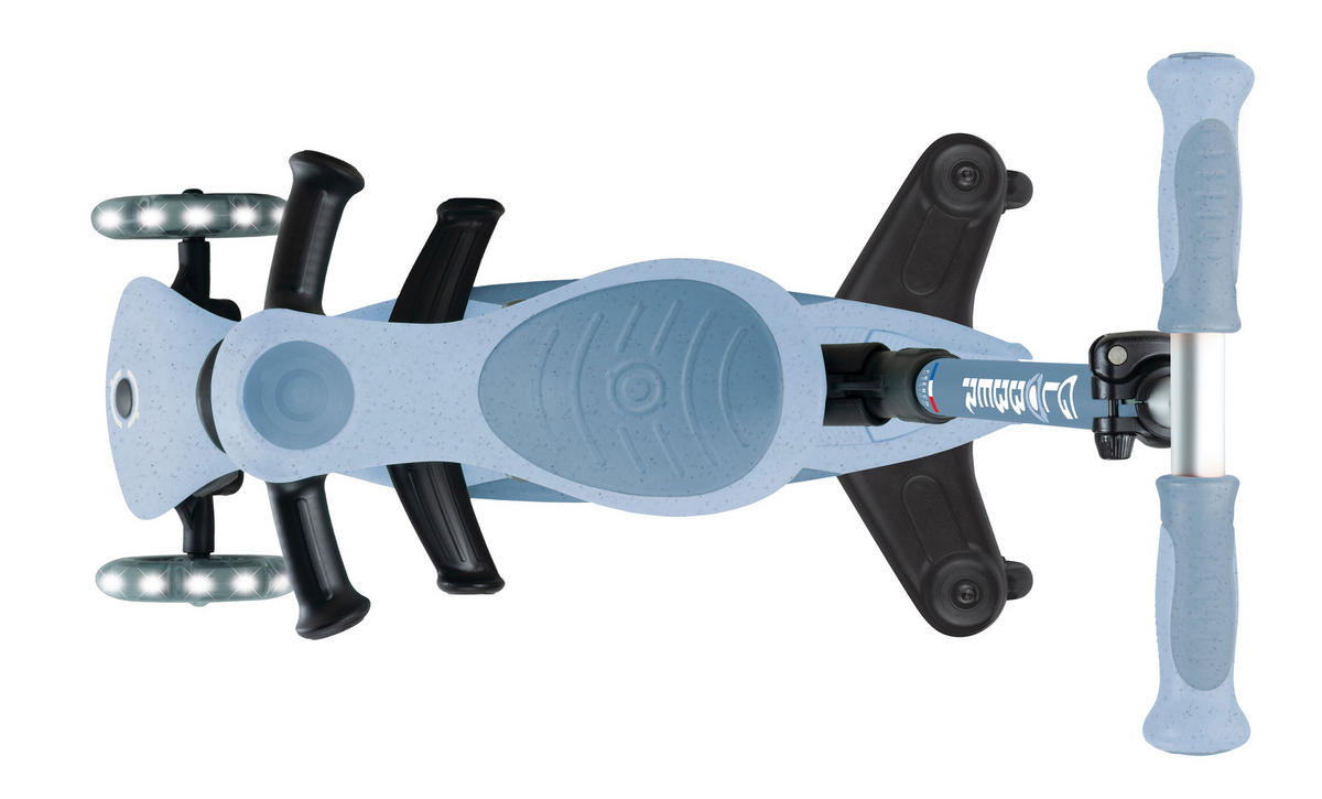LAUFRAD GO-UP DELUXE LIGHTS ECO 360  - Pastellblau, Basics, Kunststoff/Metall (65/22/98,5cm) - GLOBBER
