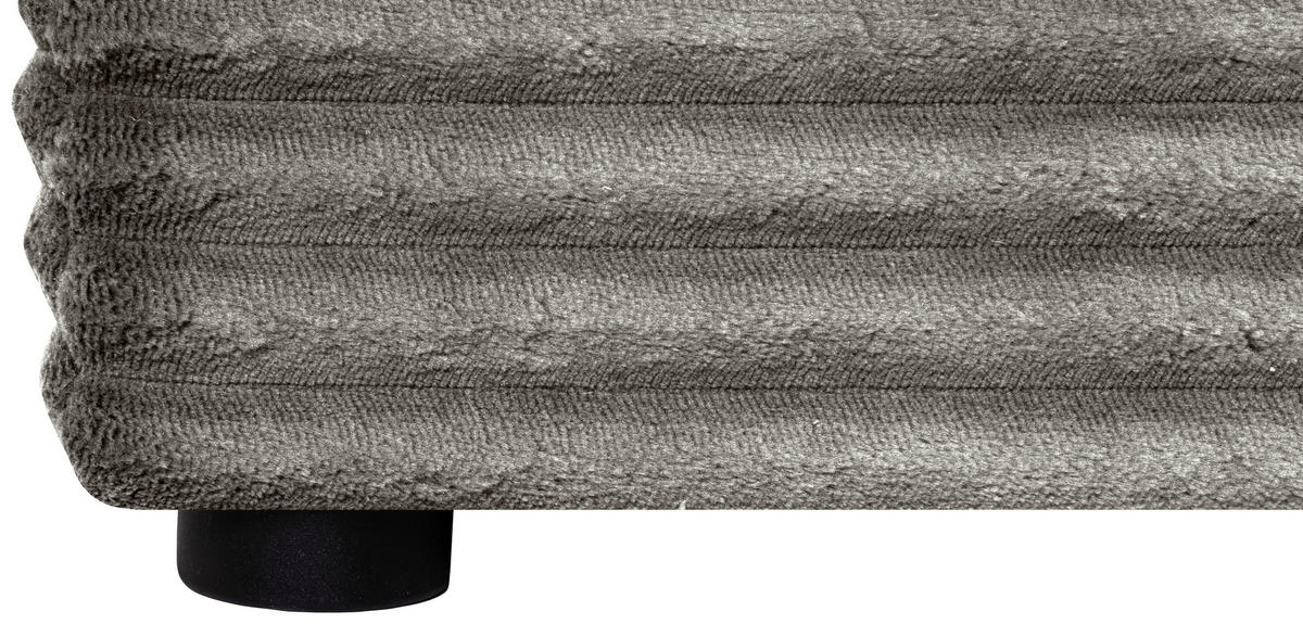 BOXBETT 140/200 cm  in Hellgrau  - Hellgrau/Schwarz, Trend, Kunststoff/Textil (140/200cm) - Boxxx
