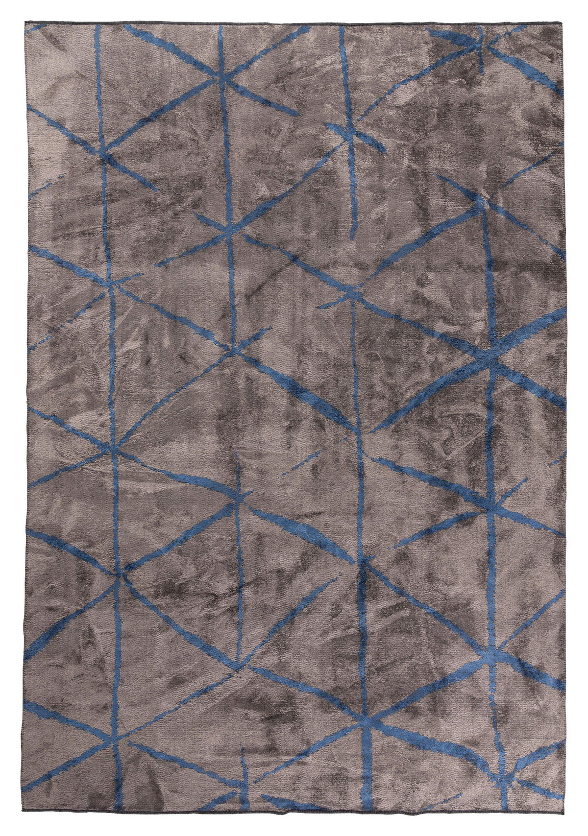 WEBTEPPICH 160/230 cm Blau, Grau  - Blau/Grau, Design, Textil (160/230cm) - Novel