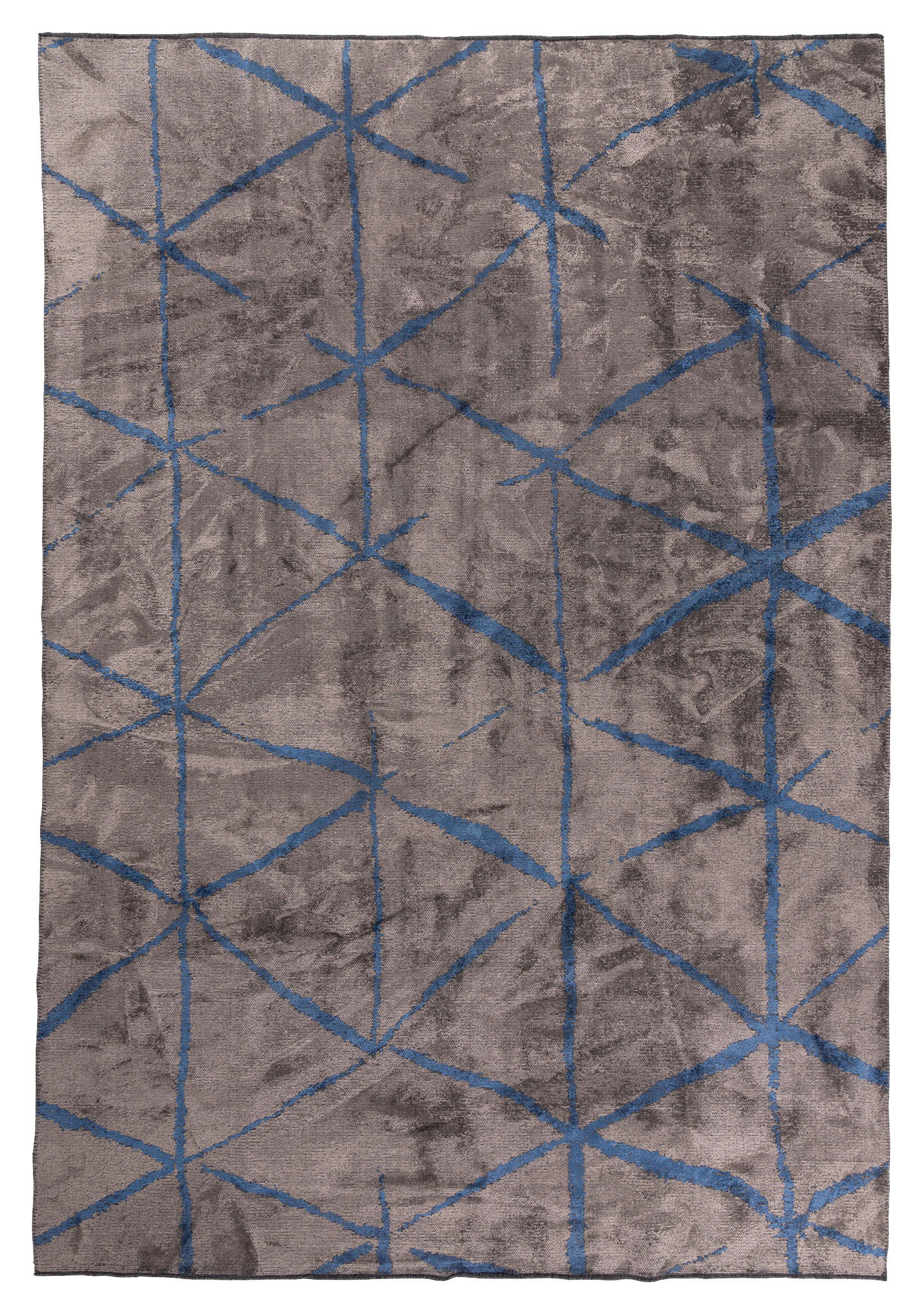 Novel Webteppich Blau, Grau 160x230 cm