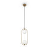 PENDELLAMPA Modern 17/12/48 cm  - vit/mässingsfärgad, Trend, metall/glas (17/12/48cm) - MAYTONI