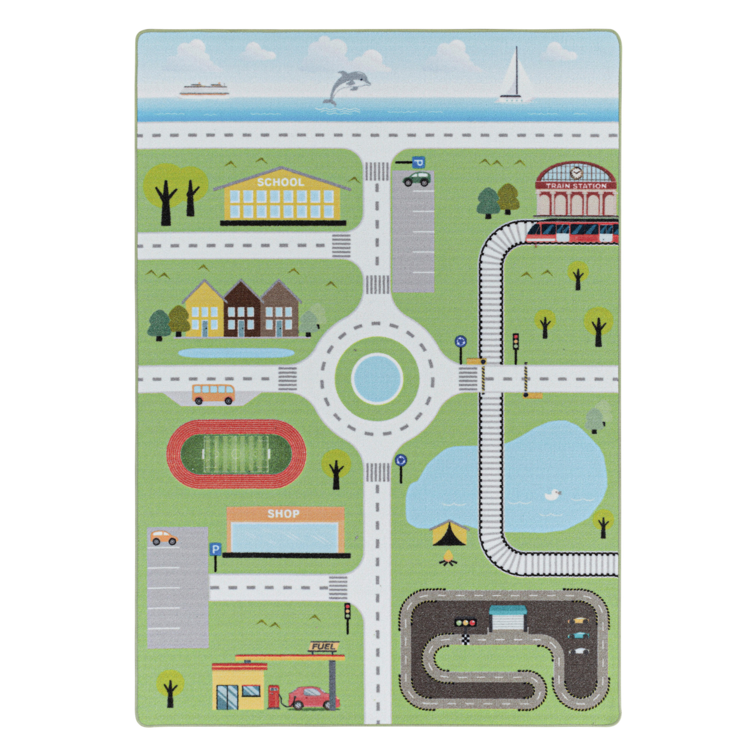 KOBEREC NA HRANÍ, 100/150 cm, vícebarevná - vícebarevná, Trend, textil (100/150cm) - Ben'n'jen