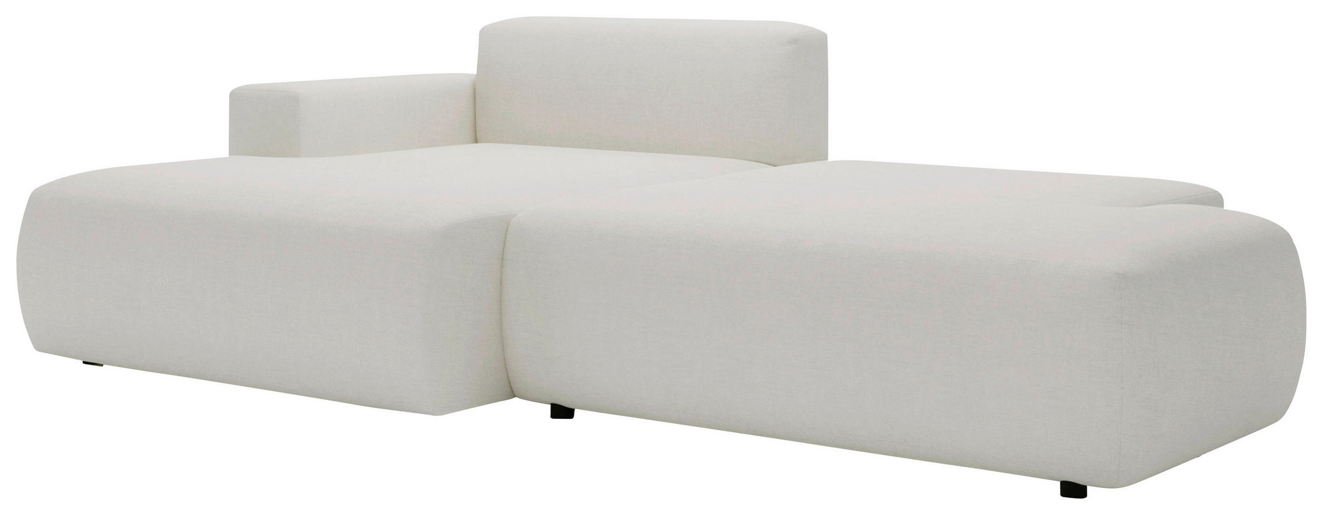 Thumbnail - Livetastic Ecksofa Arte, Creme, Textil, 4-Sitzer, Füllung: Schaumstoff, L-Form, 284x160 cm, Made in EU, Stoffauswahl, Rü...