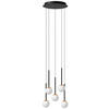 LED-PENDELLEUCHTE Modern 17/18/60 cm    - Schwarz, KONVENTIONELL, Kunststoff (17/18/60cm) - Lucide