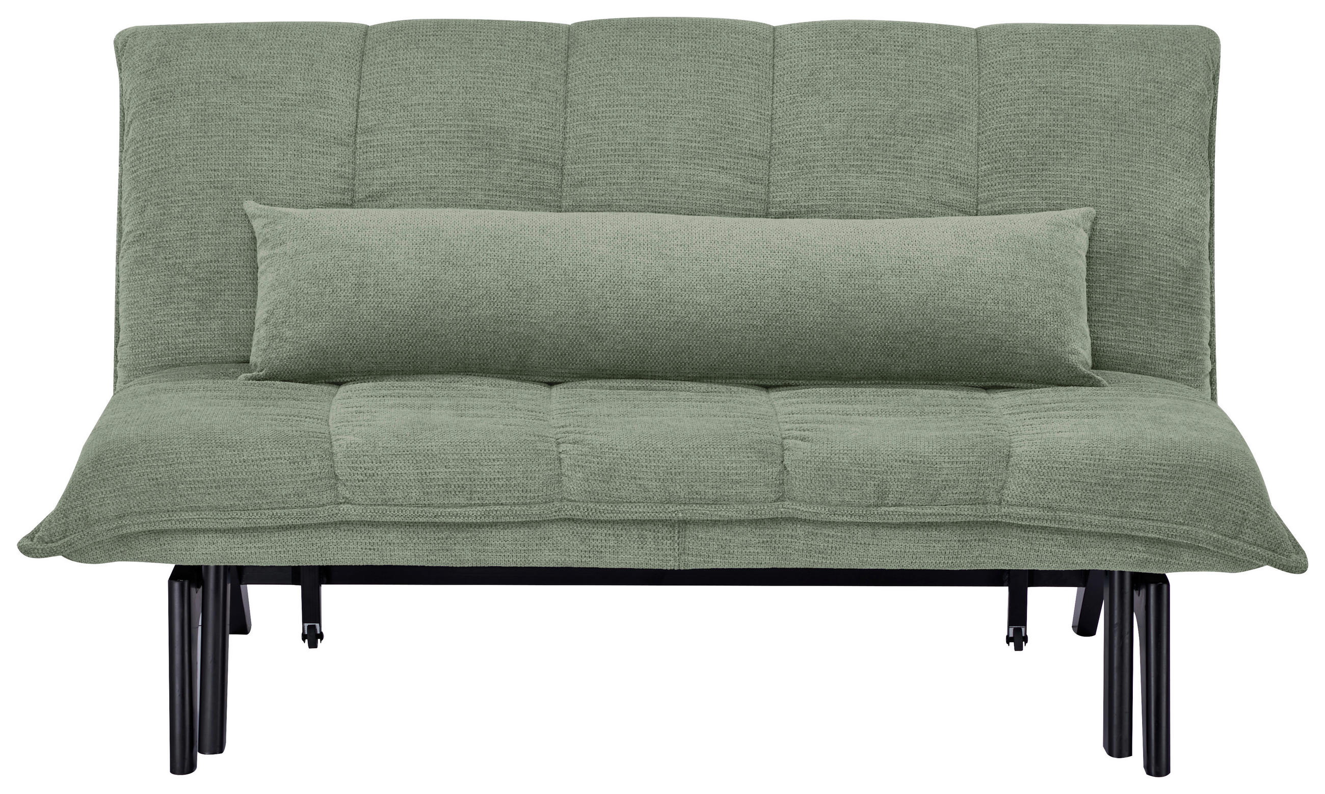 SCHLAFSOFA  in Webstoff Grün  - Schwarz/Grün, Basics, Holz/Textil (148/82/102cm) - Stylife