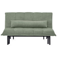 SCHLAFSOFA  in Webstoff Grün  - Schwarz/Grün, Basics, Holz/Textil (148/82/102cm) - Stylife
