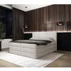 BOXSPRINGBETT 180/200 cm  in Weiß  - Schwarz/Weiß, MODERN, Holz/Holzwerkstoff (180/200cm) - MID.YOU