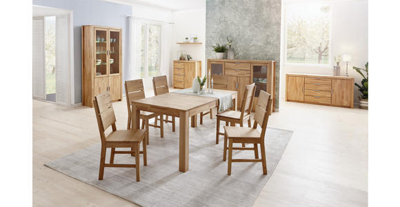 STUHL Kernbuche Kernbuche massiv  - Kernbuche, Design, Holz (42/94/49cm) - Carryhome