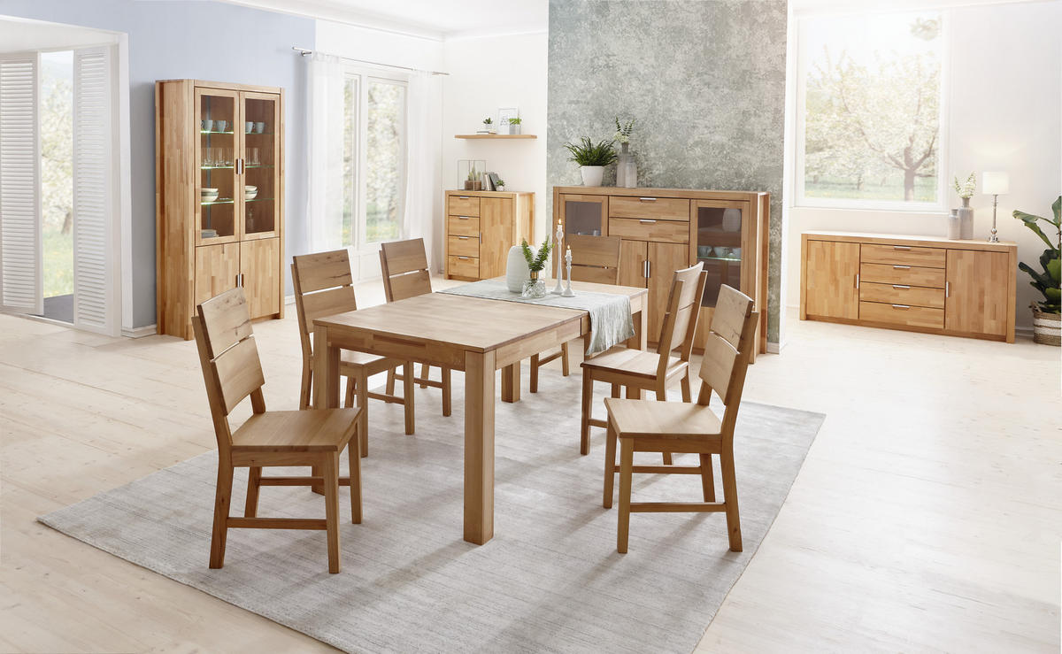 STUHL Kernbuche Kernbuche massiv  - Kernbuche, Design, Holz (42/94/49cm) - Carryhome