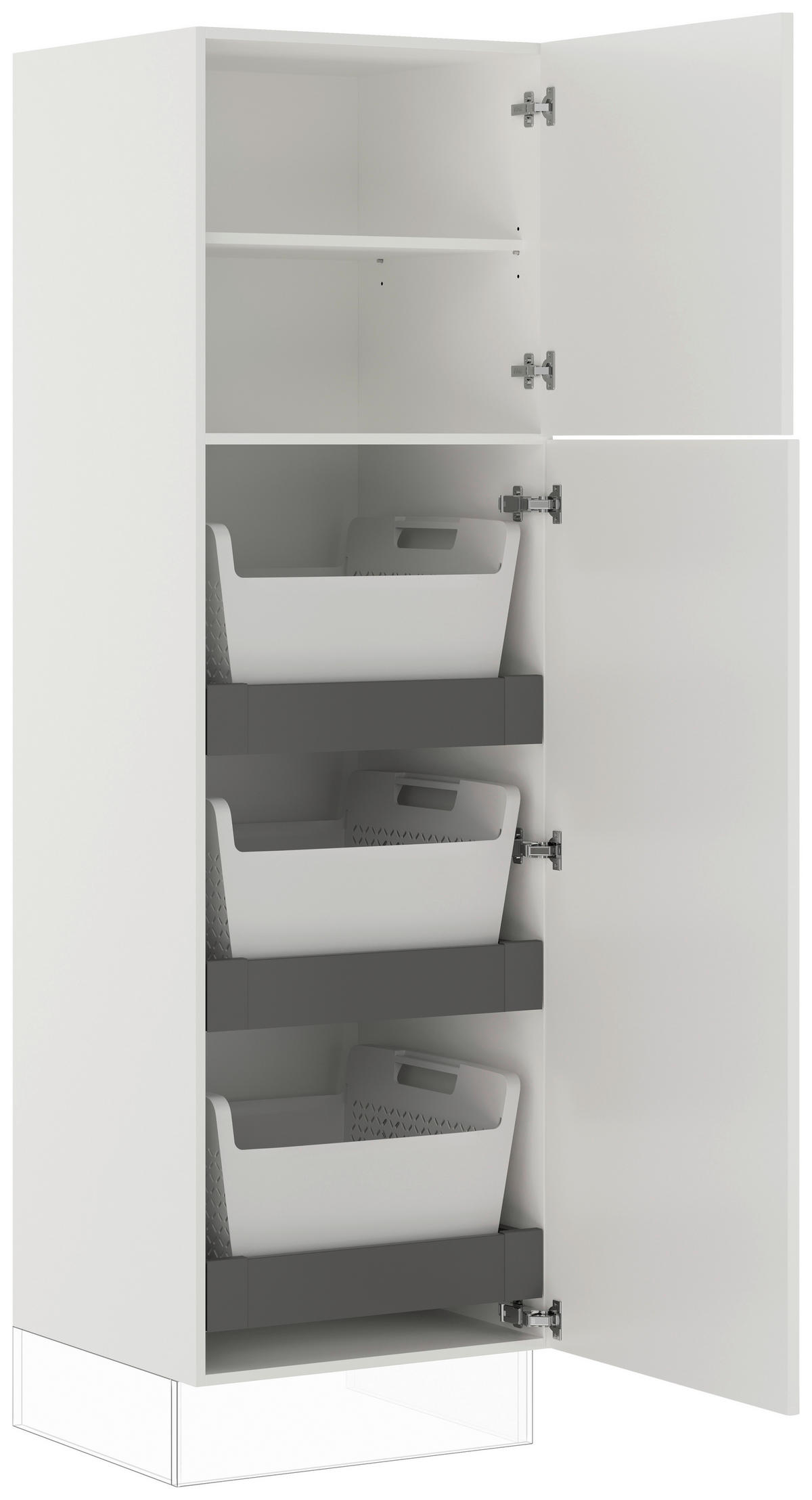HAUSWIRTSCHAFTSRAUM  in Hellgrau  - Hellgrau, Basics, Holzwerkstoff (154,8cm) - Impuls
