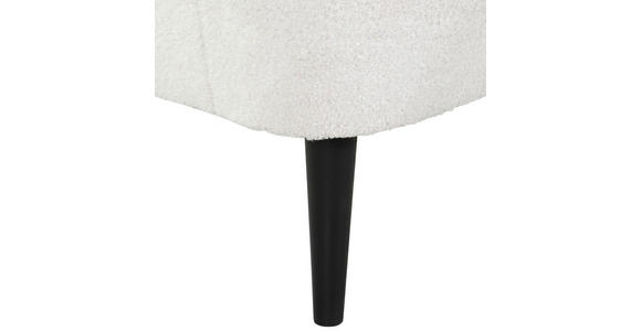 OHRENSESSEL Flachgewebe Weiß - Dunkelbraun/Weiß, Design, Holz/Textil (72/104/85cm) - Carryhome