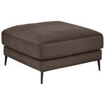 HOCKER Feincord Taupe  - Taupe/Schwarz, Design, Textil/Metall (90/43/90cm) - Dieter Knoll