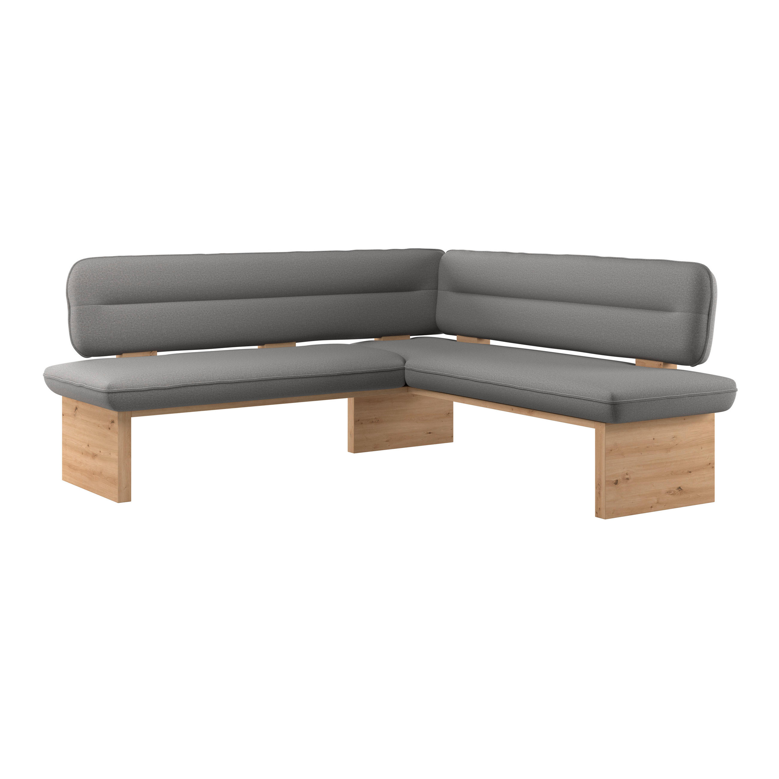 P & B Eckbank Dunkelgrau 212x170 cm