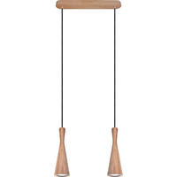 PENDELLEUCHTE 37/2,5/150 cm  - Eichefarben, Design, Holz (37/2,5/150cm)