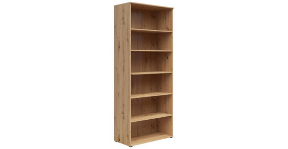 REGAL Eiche Artisan - Anthrazit/Eiche Artisan, MODERN, Holzwerkstoff/Kunststoff (80/195/40cm) - Carryhome