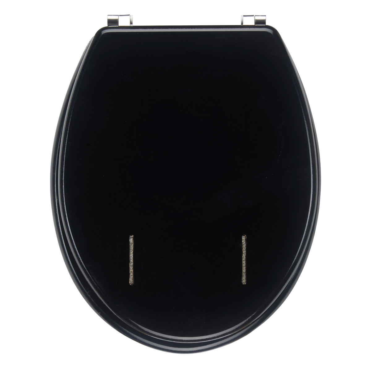 WC-SITZ - Schwarz, Basics, Kunststoff (45/36/5cm)