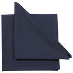 SERVIETTE  45/45 cm   - Anthrazit, Basics, Textil (45/45cm) - Novel