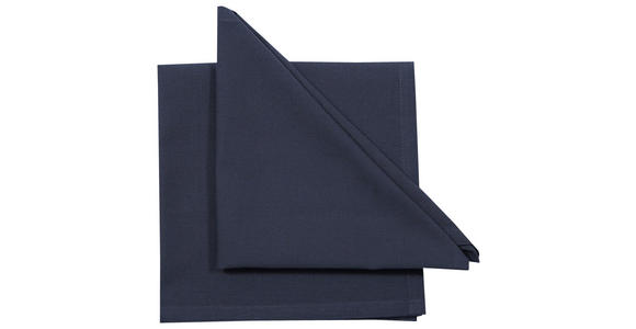 SERVIETTE  45/45 cm   - Anthrazit, Basics, Textil (45/45cm) - Novel