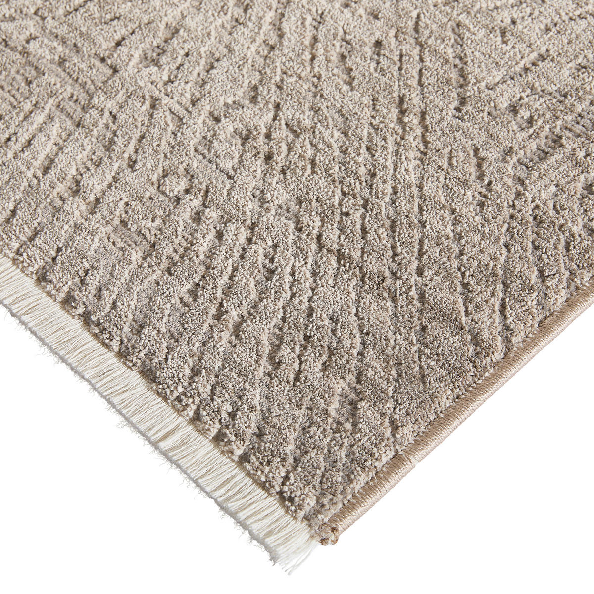 VINTAGE-TEPPICH 160/230 cm Taupe rechteckig  - Taupe, Trend, Kunststoff/Textil (160/230cm) - Novel