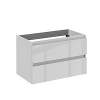 WASCHBECKENUNTERSCHRANK 80/51/46 cm  - Schwarz/Weiß, MODERN, Holzwerkstoff (80/51/46cm) - Voleo