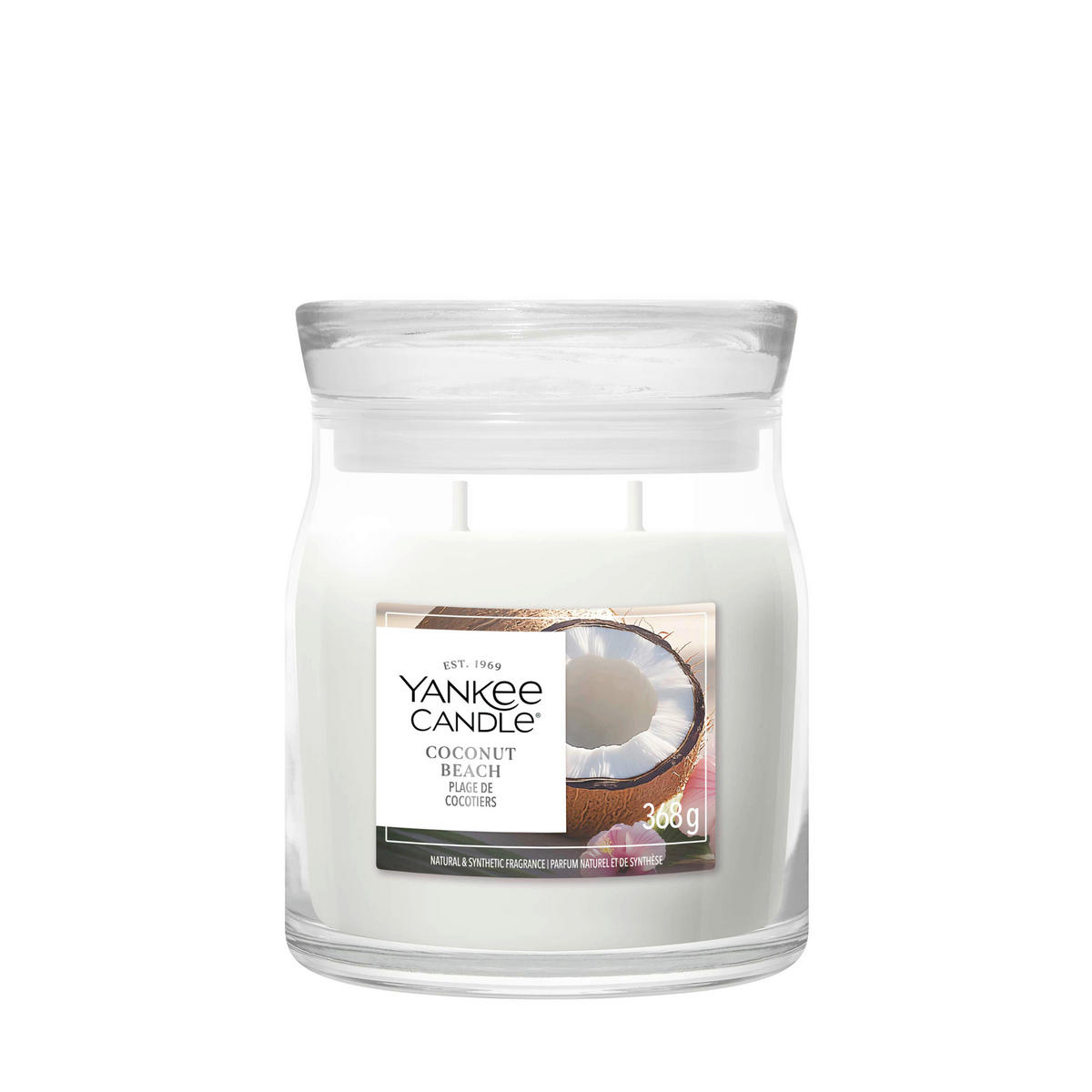 MIRISNA SVEĆA  bela  - bela, Osnovno, staklo (9.3/11.4/9.3cm) - Yankee Candle