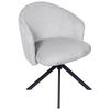 ARMLEHNSTUHL  in Schmiedeeisen Feincord  - Hellgrau/Schwarz, KONVENTIONELL, Textil/Metall (61/82/59cm) - Stylife