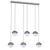 LED-PENDELLEUCHTE 91/15/120 cm  - Grau, Design, Metall (91/15/120cm)