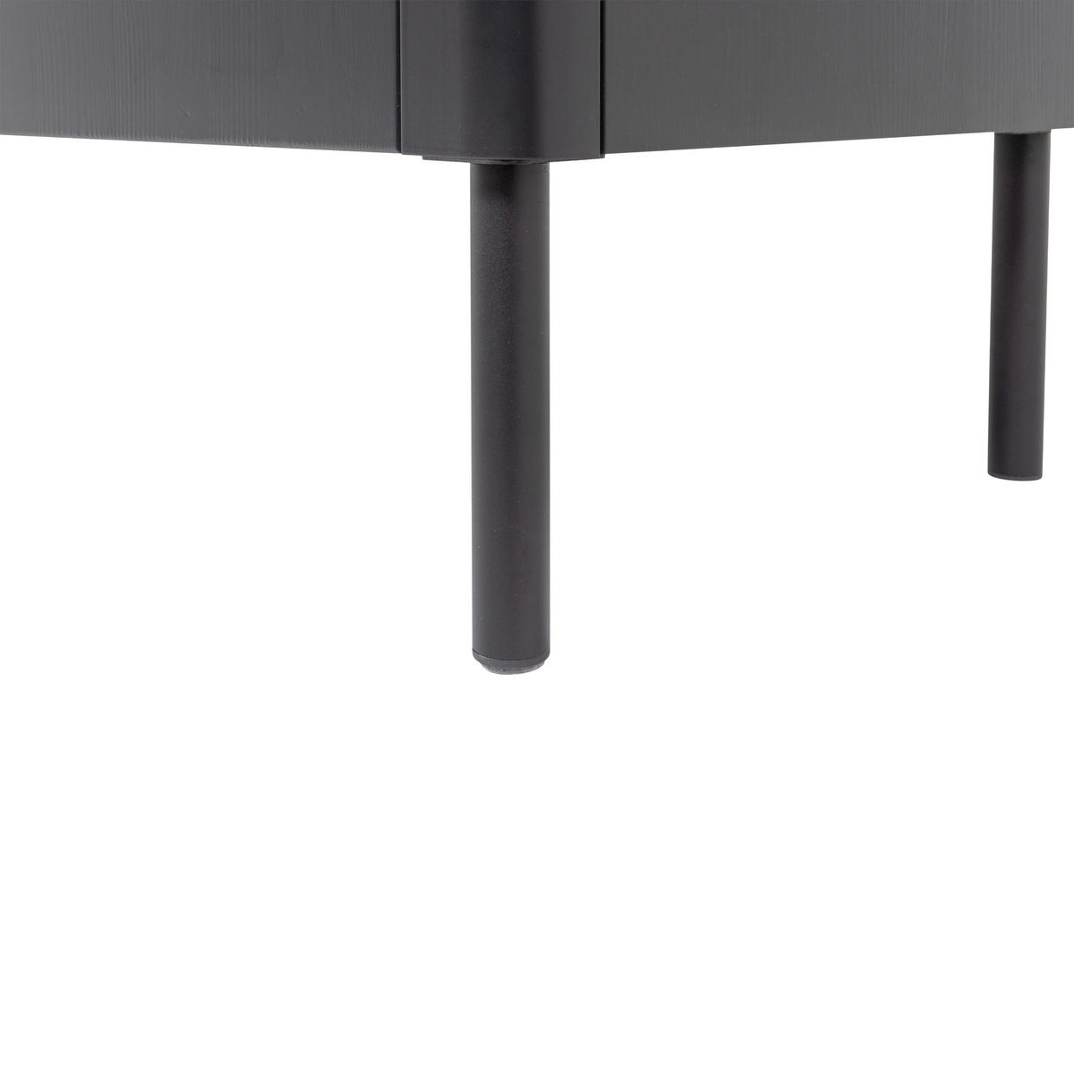 SIDEBOARD Gunnar  in 201/85/44 cm  - Schwarz, Design, Holz/Metall (201/85/44cm) - Livetastic